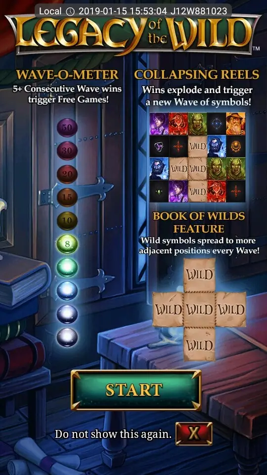 Legacy of the Wild on LPE88 with a candlelit study behind the reels