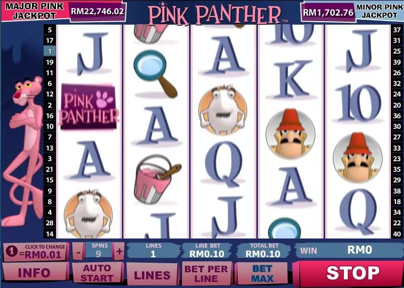 Pink Pow Bonus turning several reel symbols into wilds