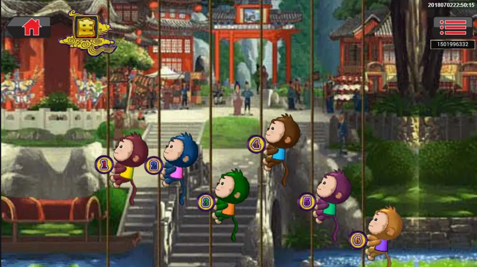 Monkey Thunderbolt reward challenge screen with lightning effects