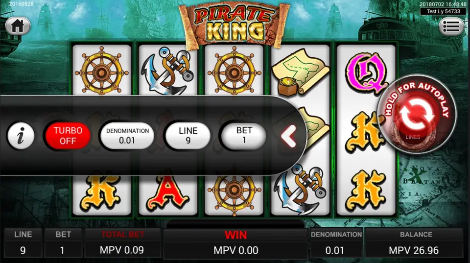 Hand-drawn map artwork in the Pirate King background