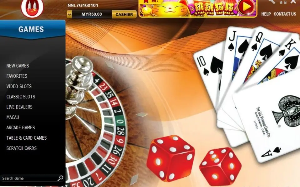 NTC33 Newtown casino app screen with Playtech slot games